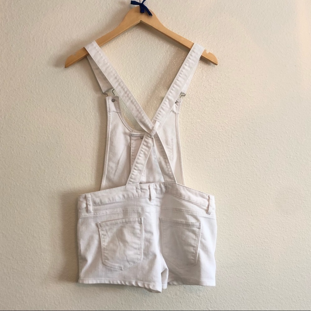 Tinseltown White Short Overalls - Picture 5 of 6